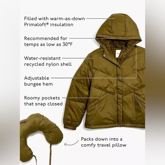 MADEWELL Chevron Packable Puffer Jacket - Picture 4 of 7